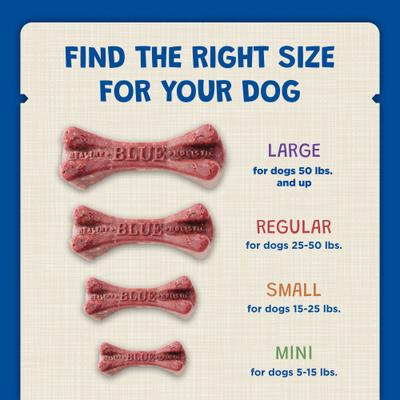 Show full view: Blue Buffalo Dental Bones Large Breed Dog Dental Treats, 24 count slide 8 of 12