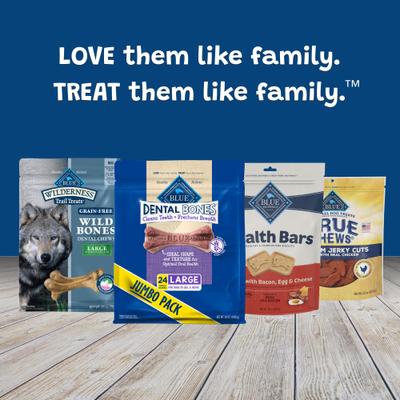 Show full view: Blue Buffalo Dental Bones Large Breed Dog Dental Treats, 24 count slide 9 of 12