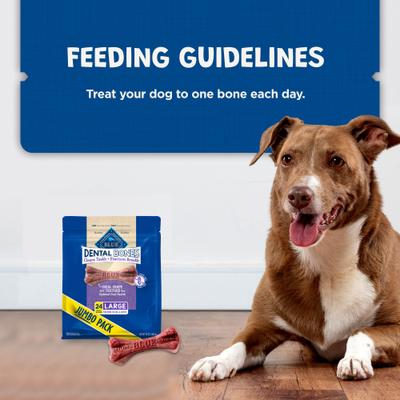 Show full view: Blue Buffalo Dental Bones Large Breed Dog Dental Treats, 24 count slide 10 of 12