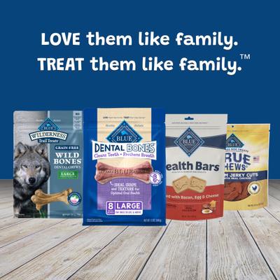 Show full view: Blue Buffalo Dental Bones Large Breed Dog Dental Treats, 8 count slide 9 of 12