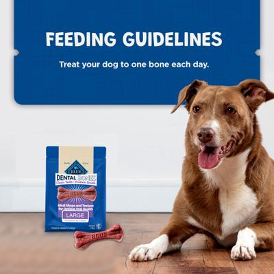 Show full view: Blue Buffalo Dental Bones Large Breed Dog Dental Treats, 8 count slide 10 of 12