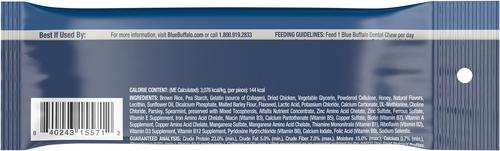 Show full view: Blue Buffalo Large Natural Chicken & Spearmint Dental Dog Chews Treats, 1 count slide 3 of 12