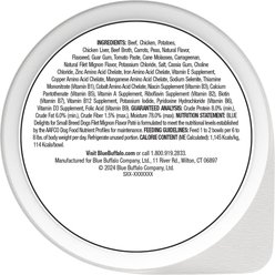 Blue Buffalo Divine Delights Filet Mignon Flavor Pate Dog Food Trays, 3.5-oz, case of 12 slide 2 of 9