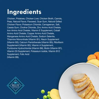 Show full view: Blue Buffalo Divine Delights Grilled Chicken Flavor Pate Dog Food Trays, 3.5-oz, case of 12 slide 6 of 12