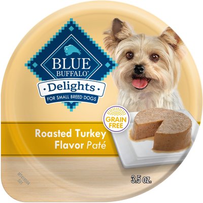 Blue Buffalo Blue Buffalo Divine Delights Roasted Turkey Flavor Pate Dog Food Trays, 3.5-oz, case of 12