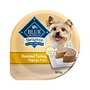 Blue Buffalo Divine Delights Roasted Turkey Flavor Pate Dog Food Trays, 3.5-oz, case of 12