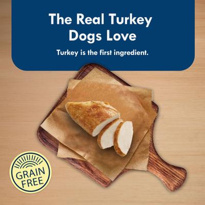 Show full view: Blue Buffalo Divine Delights Roasted Turkey Flavor Pate Dog Food Trays, 3.5-oz, case of 12 slide 4 of 12