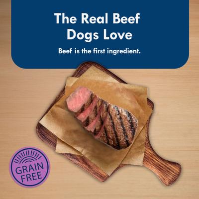 Show full view: Blue Buffalo Divine Delights Top Sirloin Flavor Pate Dog Food Trays, 3.5-oz, case of 12 slide 4 of 12
