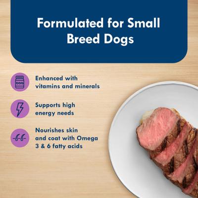 Show full view: Blue Buffalo Divine Delights Top Sirloin Flavor Pate Dog Food Trays, 3.5-oz, case of 12 slide 5 of 12