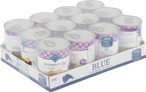 Show full view: Blue Buffalo Family Favorite Grain-Free Recipes Shepherd's Pie Canned Dog Food, 12.5-oz, case of 12 slide 3 of 10
