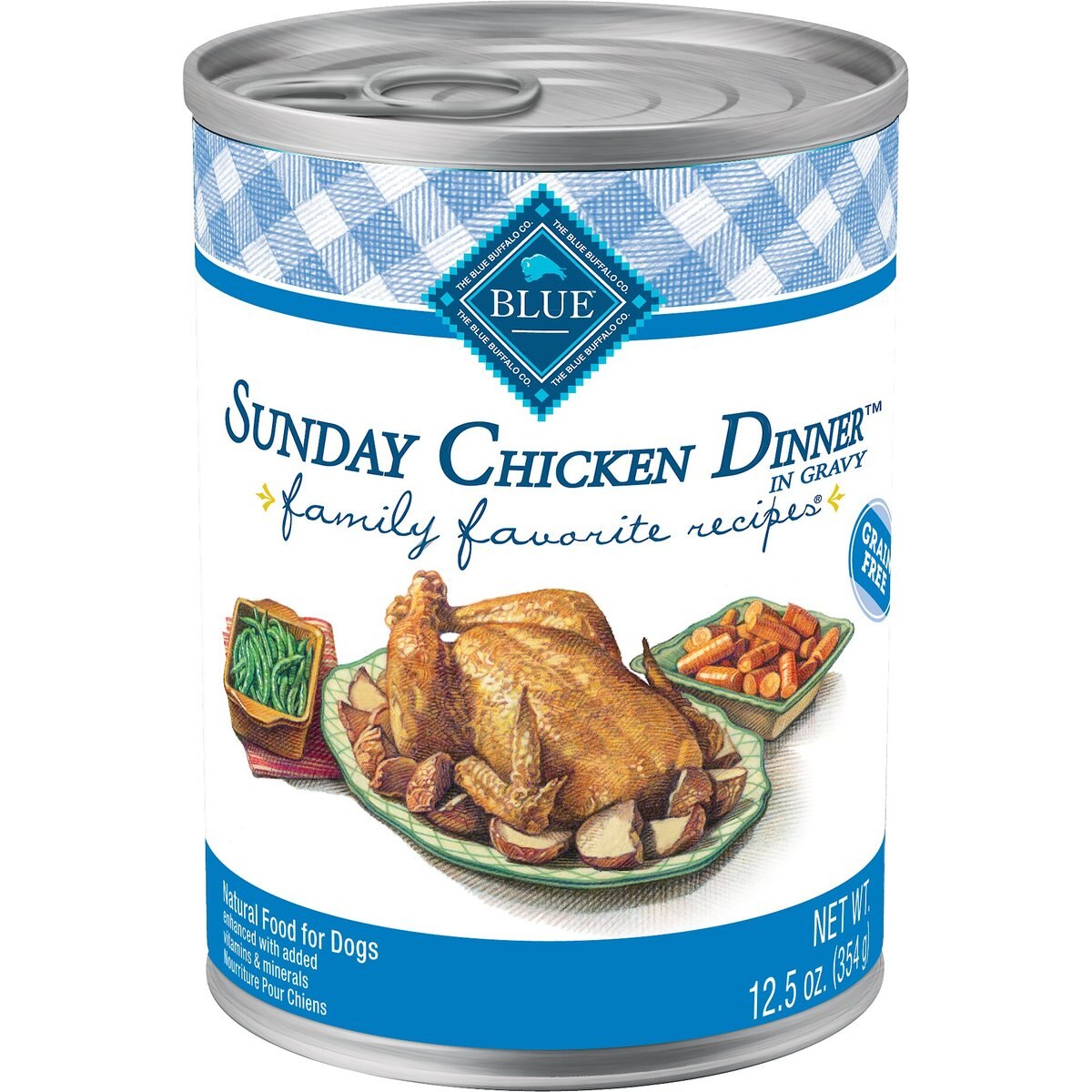 Blue Buffalo Family Favorites Sunday Chicken Dinner Canned Dog Food