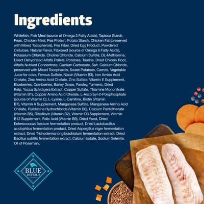 Show full view: Blue Buffalo Freedom Adult Fish Recipe Grain-Free Dry Cat Food, 11-lb bag slide 6 of 12