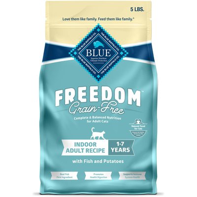 Blue Buffalo Blue Buffalo Freedom Fish Indoor Dry Cat Food, 5-lb bag