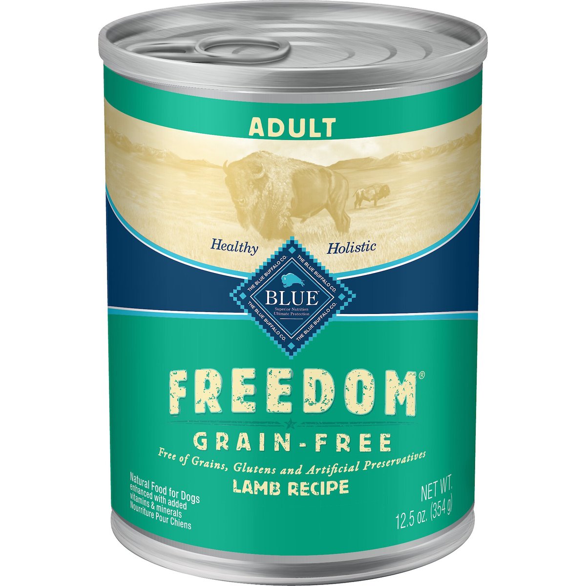 Blue Buffalo Freedom Lamb Canned Dog Food, 12.5-oz, 12 ct