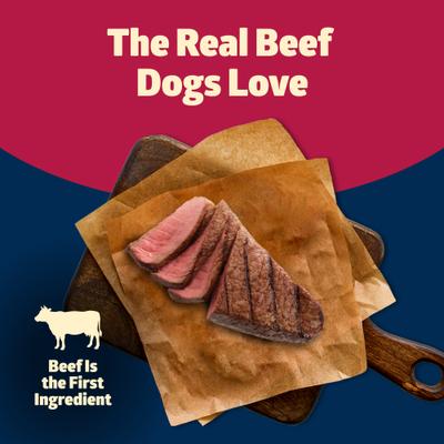 Show full view: Blue Buffalo Freedom Complete & Balanced Nutrition Adult Grain-Free Beef & Potatoes Dry Dog Food, 24-lb bag slide 4 of 11