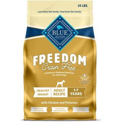 Blue Buffalo Blue Buffalo Freedom Healthy Weight Chicken Adult Dry Dog Food, 24-lb