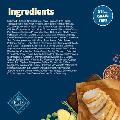 Show full view: Blue Buffalo Freedom Healthy Weight Adult Grain-Free Chicken & Potatoes Dry Dog Food, 24-lb bag slide 5 of 11