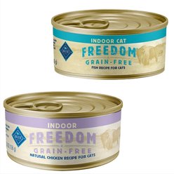 Blue Buffalo Freedom Indoor Adult Chicken Recipe + Fish Recipe Canned Cat Food