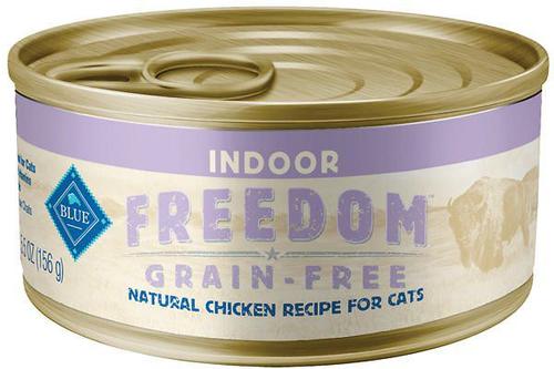 Show full view: Blue Buffalo Freedom Indoor Adult Chicken Recipe + Fish Recipe Canned Cat Food slide 2 of 7