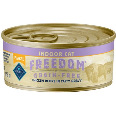 Blue Buffalo Blue Buffalo Freedom Indoor Flaked Chicken Cat Food, 5.5-oz, 24 ct