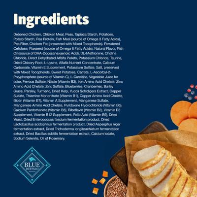 Show full view: Blue Buffalo Freedom Indoor Mature Chicken Recipe Grain-Free Dry Cat Food, 11-lb bag slide 6 of 12