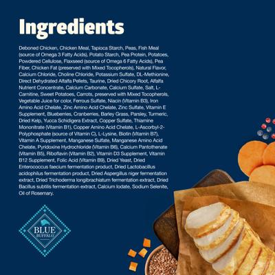 Show full view: Blue Buffalo Freedom Indoor Weight Control Chicken Recipe Grain-Free Dry Cat Food, 11-lb bag slide 6 of 12