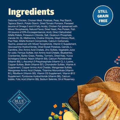 Show full view: Blue Buffalo Freedom Large Breed Grain-Free Chicken & Potatoes Dry Dog Food, 24-lb bag slide 5 of 11