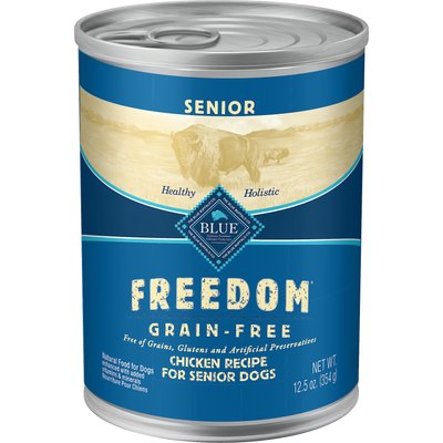 Blue Buffalo Blue Buffalo Freedom Senior Chicken Canned Dog Food, 12.5-oz, 12 ct