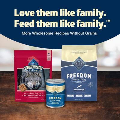 Show full view: Blue Buffalo Freedom Senior Grain-Free Chicken & Potatoes Dry Dog Food, 11-lb bag slide 9 of 11