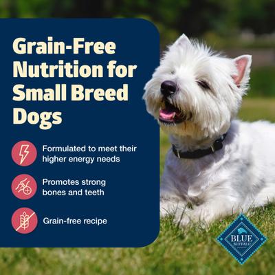 Show full view: Blue Buffalo Freedom Small Breed Grain-Free Chicken & Potatoes Dry Dog Food, 4-lb bag slide 3 of 11