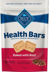 Blue Buffalo Health Bars Baked Beef Dog Treats, 16-oz bag