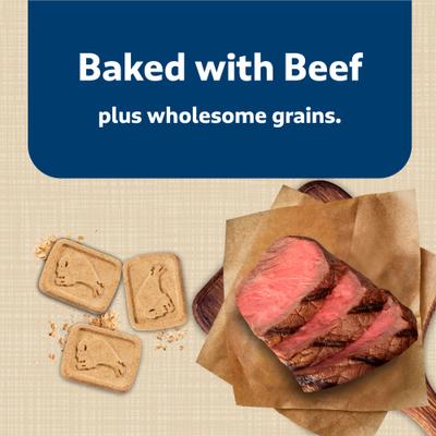 Show full view: Blue Buffalo Health Bars Baked Beef Dog Treats, 1-lb bag slide 4 of 11