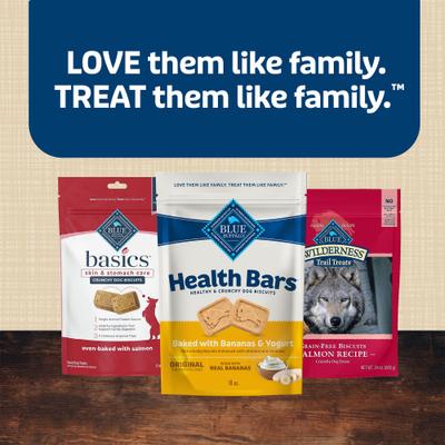 Show full view: Blue Buffalo Health Bars Baked with Banana & Yogurt Dog Treats, 1-lb bag slide 10 of 12
