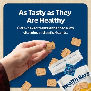 Blue Buffalo Health Bars Baked with Banana & Yogurt Dog Treats, 1-lb bag