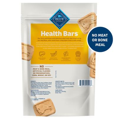 Show full view: Blue Buffalo Health Bars Baked with Banana & Yogurt Dog Treats, 1-lb bag slide 3 of 12