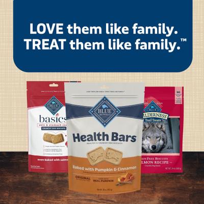 Show full view: Blue Buffalo Health Bars Baked with Pumpkin & Cinnamon Dog Treats, 1-lb bag slide 10 of 12