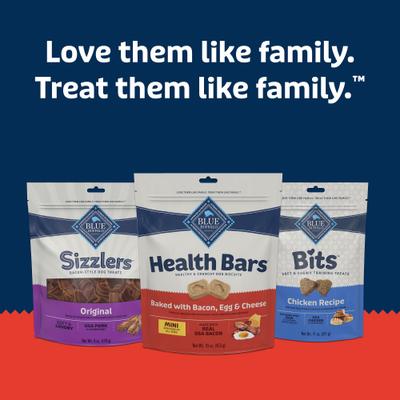 Show full view: Blue Buffalo Health Bars Bacon, Egg & Cheese Mini Dog Treats, 1-lb bag slide 10 of 11