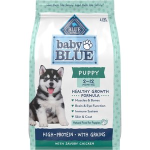 Blue Buffalo High Protein Puppy Chicken Dry Dog Food, 4-lb bag