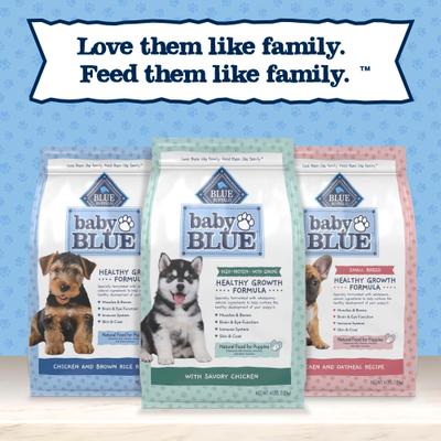 Show full view: Blue Buffalo High Protein Puppy Chicken Dry Dog Food, 4-lb bag slide 10 of 11