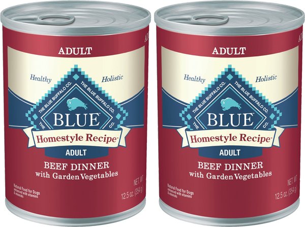 Blue Buffalo Homestyle Beef Dinner with Garden Vegetables & Sweet Potatoes Canned Dog Food