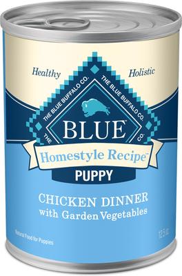 Blue Buffalo Homestyle Recipe Chicken Dinner with Garden Vegetables & Brown Rice Puppy Canned Dog Food