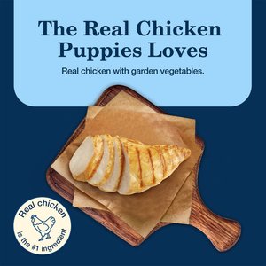 Blue Buffalo Homestyle Recipe Chicken Dinner with Garden Vegetables & Brown Rice Puppy Canned Dog Food, 12.5-oz, case of 12