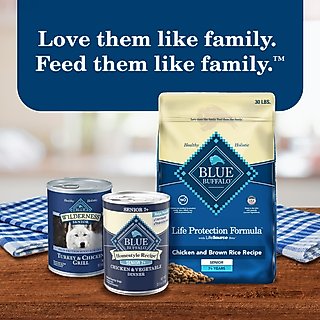 Blue Buffalo Homestyle Recipe Chicken Dinner with Garden Vegetables Senior Wet Dog Food, 12.5-oz, case of 12 slide 8 of 8