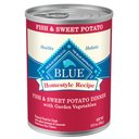 Blue Buffalo Homestyle Recipe Fish & Sweet Potato Dinner with Garden Vegetables Canned Dog Food, 12.5-oz, case of 12