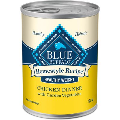 Blue Buffalo Blue Buffalo Healthy Weight Chicken & Rice Dog Food, 12.5-oz, 12 ct