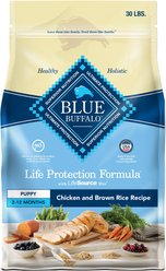 Blue Buffalo Homestyle Recipe Puppy Chicken Dinner with Garden Vegetables Canned Food + Life Protection Formula Puppy Chicken & Brown Rice Recipe Dry Dog Food slide 2 of 9