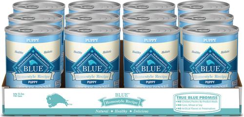 Show full view: Blue Buffalo Homestyle Recipe Puppy Chicken Dinner with Garden Vegetables Canned Food + Life Protection Formula Puppy Chicken & Brown Rice Recipe Dry Dog Food slide 6 of 10