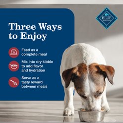 Blue Buffalo Homestyle Recipe Senior Natural Ingredients Beef Dinner with Garden Vegetables Canned Wet Dog Food, 12.5-oz can, 12 count slide 2 of 9