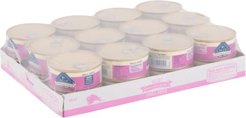 Show full view: Blue Buffalo Homestyle Recipe Small Breed Chicken Dinner Canned Dog Food, 5.5-oz, case of 24 slide 3 of 10