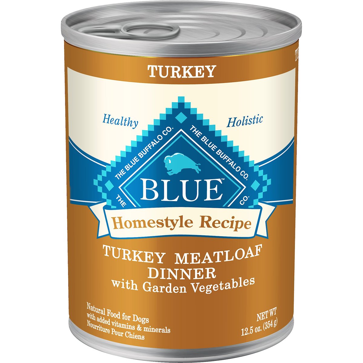 Blue Buffalo Homestyle Recipe Turkey Meatloaf Dinner Canned Dog Food